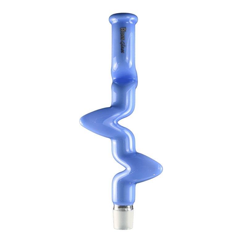18" Hoss Glass Full Colored 3 Kink Top Milk Blue Bongs Canada