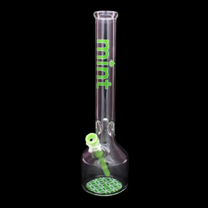 18" Mint Glass Obsidian 7mm - Milk Green - Bongs Canada