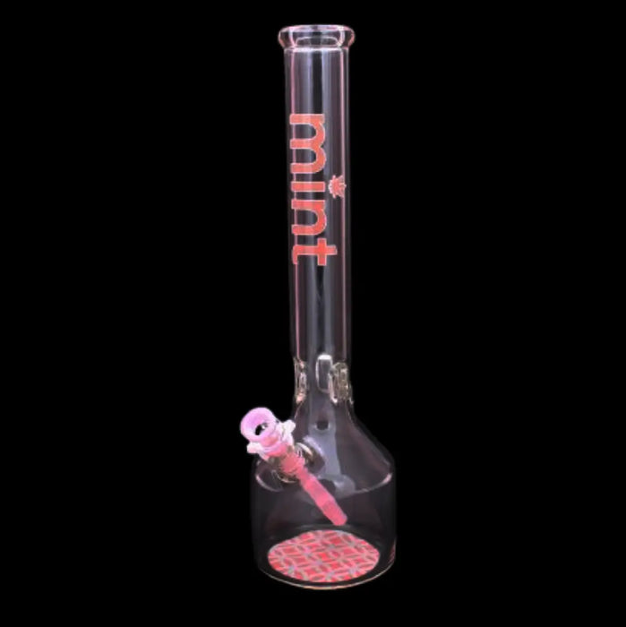 18" Mint Glass Obsidian 7mm - Milk Pink - Bongs Canada