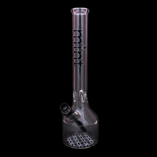 18" Mint Glass Obsidian 7mm - Opaque Black - Bongs Canada