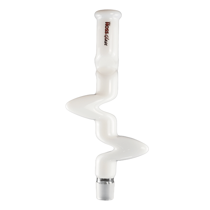 18" Hoss Glass Full Colored 3 Kink Top White Bongs Canada