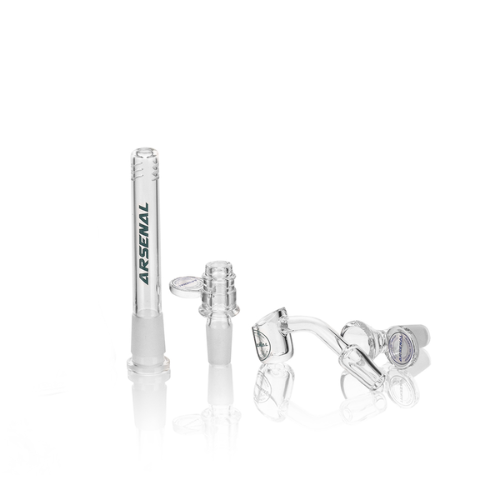 (1) Arsenal Glass - 10" 5mm Arsenal Mandala Lady Glass Bong - Bongs Canada