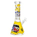 (1) Cheech - 12” 7mm Smokey Camper Decal Beaker Bong - Bongs Canada