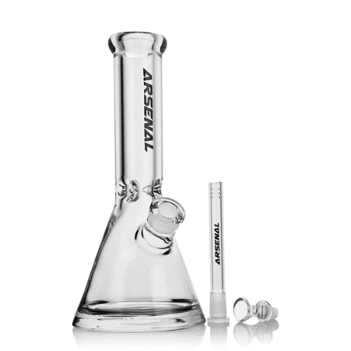 (1) Arsenal Glass - 12" 9mm Arsenal Ultra Thick Unbreakable Beaker - Bongs Canada