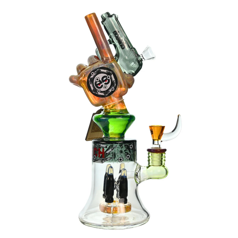 Cheech - 12" Cheech Handgun Themed Smoking Bong w/ Handpipe - Bongs Canada