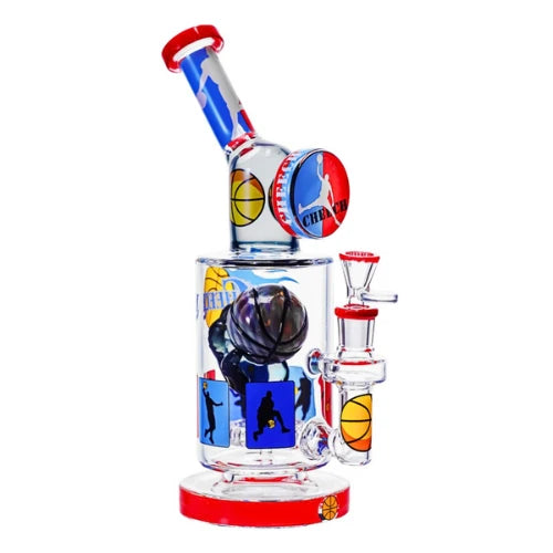 (1) Cheech - 12” Dunked Out Drip Water Pipe - Bongs Canada