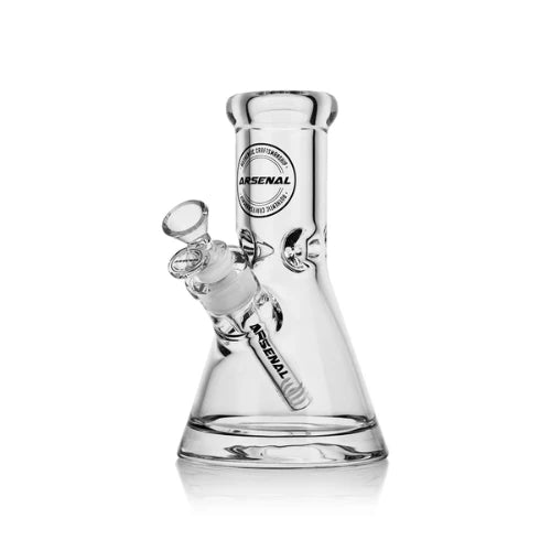 (1) Arsenal Glass - 8" 9mm Ultra Thick Unbreakable Beaker - Bongs Canada