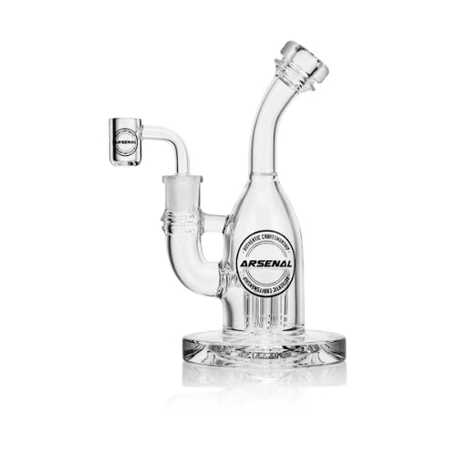 (1) Arsenal Glass - Bottle Perc Bong - Bongs Canada