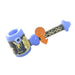 (1) Cheech - Sandblast Glass Handpipe - Blue - Bongs Canada