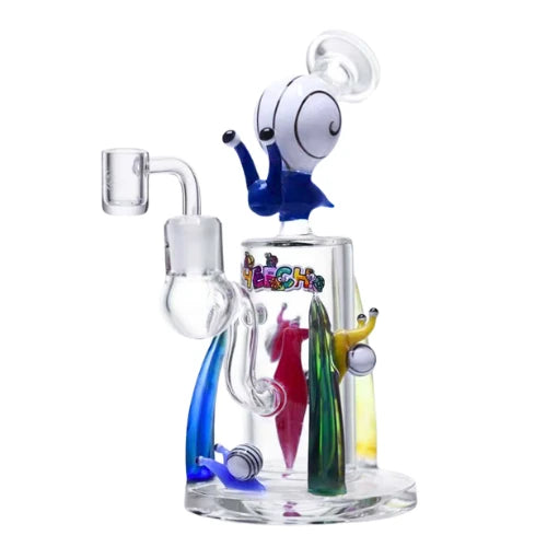 8.8" tall Cheech brand snail garden recycler dab rig