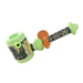 (1) Cheech - Sandblast Glass Handpipe - Green - Bongs Canada