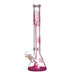 (1) Marley - 18" 9mm Clear Tree Beaker - Pink - Bongs Canada