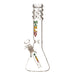 (1) Marley - 12" 5mm Bubble Beads Beaker Bong - Rasta - Bongs Canada