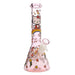 Pink Glass With Hello Kitty Decal Beaker Bong 5mm Thick (1)