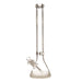 (1) Marley - 18" 9mm Clear Tree Beaker - White - Bongs Canada