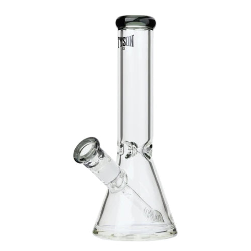 (1) tyson-2.0 - 12" tyson 18mm haymaker water pipe - charcoal - Bongs Canada