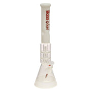 20" Hoss Glass YN1012C Colored Double Disk Percolator Beaker Bong Hoss Glass Bongs Canada