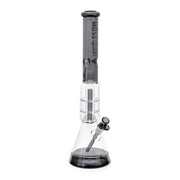 20" Hoss Glass YN1012C Colored Double Disk Percolator Beaker Bong Hoss Glass Bongs Canada