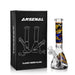 (2) Arsenal Glass - 10" 5mm Psycho Skull Glass Bong - Bongs Canada