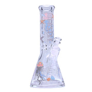 Castle Glass - Jelly Fish Bong - 12 Inch - Bongs Canada