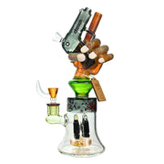 Cheech - 12" Cheech Handgun Themed Smoking Bong w/ Handpipe - Bongs Canada