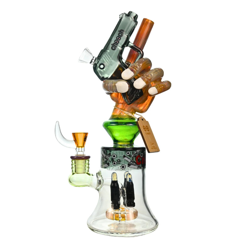 Cheech - 12" Cheech Handgun Themed Smoking Bong w/ Handpipe - Bongs Canada