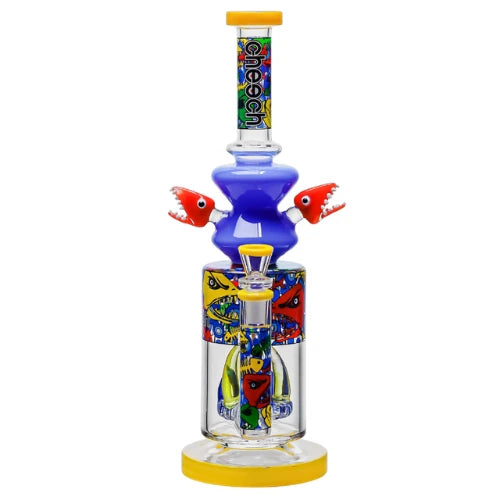 (2) Cheech - 12” Shark Attack Monster Bong - Bongs Canada