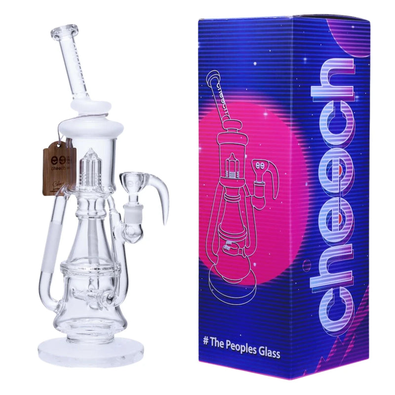 Cheech - 14.5" Sandblast Tree Perc Recycler - Bongs Canada