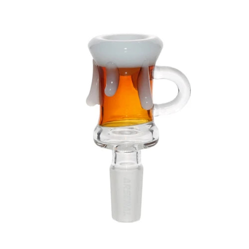 (2) Arsenal - 14mm Beer Mug Glass Bowl 6ct - Bongs Canada