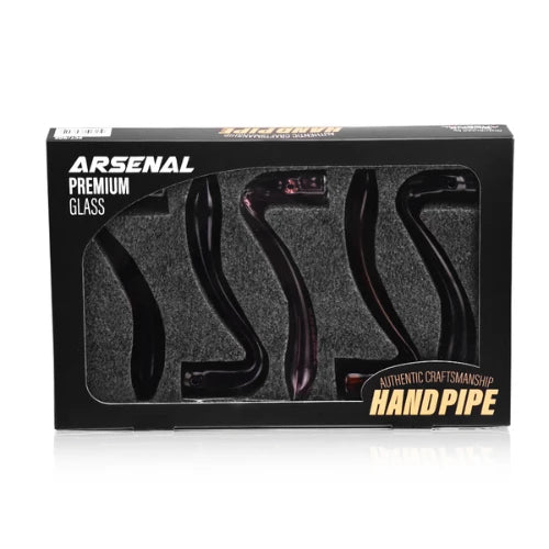 (2) Arsenal Glass - 5.7" Arsenal Sherlock Glass Handpipe - Bongs Canada
