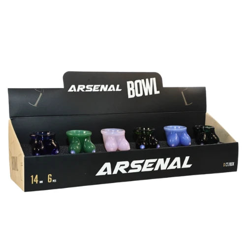 (2) Arsenal - Arsenal Boob Bowl Bitties Glass Bowl - Bongs Canada