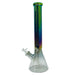 (2) Arsenal Glass - 18” 7mm Glide Symmetry Glass Bong - Bongs Canada