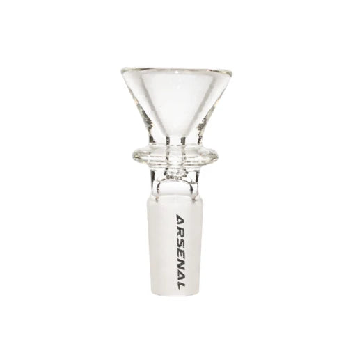 (2) Arsenal - Arsenal Glass Funnel Bowl – 14mm - Bongs Canada