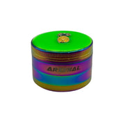 (2) Arsenal Glass - Arsenal Glow In The Dark Pastel Sticker Grinder 52mm 4-Pc - 3ct - Bongs Canada