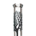 (2) Marley - 18" 9mm Clear Tree Beaker - Black - Bongs Canada