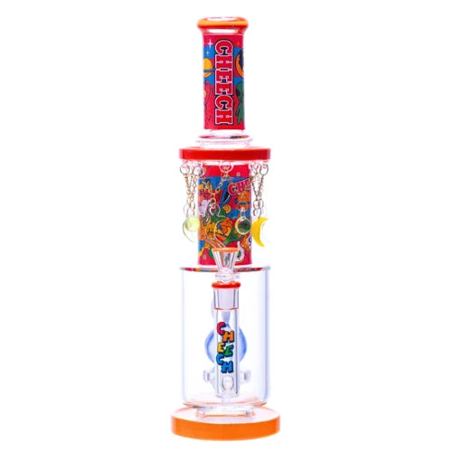 Cheech 15.5 Inch Tall Straight Tube Bong with Percolator (2)
