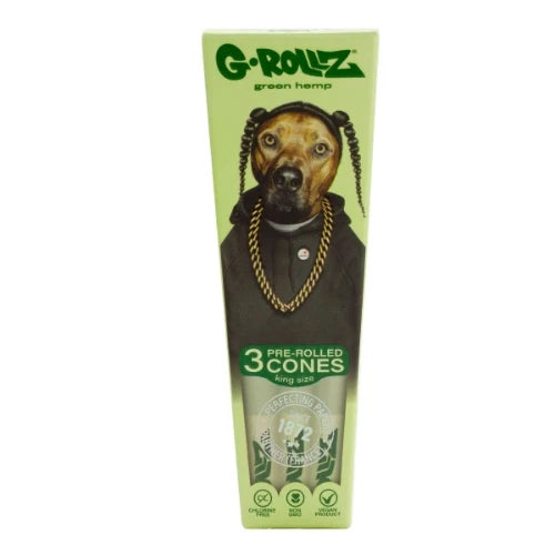 (2) G-Rollz - Pets Rock King Size Cones 3ct - Bongs Canada