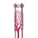 (2) Marley - 18" 9mm Clear Tree Beaker - Pink - Bongs Canada