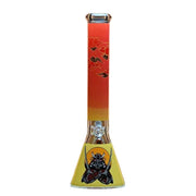 (2) Samurai 16" Castle Glass Beaker Bong (9mm) - Bongs Canada