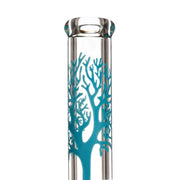 (2) Marley - 18" 9mm Clear Tree Beaker - Sky Blue - Bongs Canada