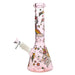 Pink Glass With Hello Kitty Decal Beaker Bong 5mm Thick (2)