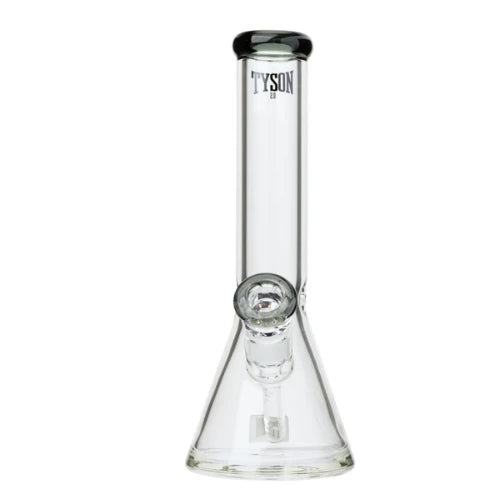 (2) tyson-2.0 - 12" tyson 18mm haymaker water pipe - charcoal - Bongs Canada
