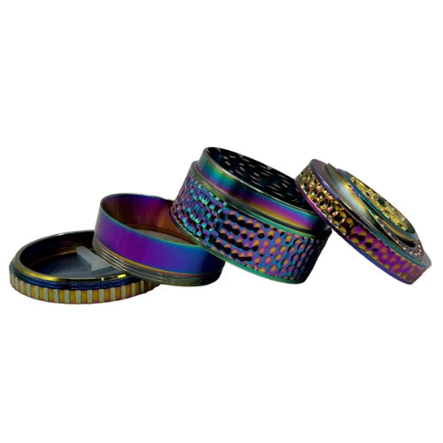 (3) Arsenal - Arsenal Amulet Armory 65mm 4-Pc Grinder - 3ct - Bongs Canada