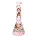 Pink Glass With Hello Kitty Decal Beaker Bong 5mm Thick (3)
