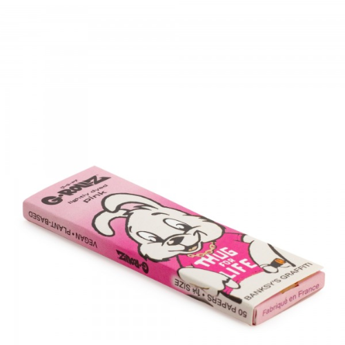 (4) G-Rollz - Banksy Graffiti 1¼ Rolling Papers Display Box - Bongs Canada
