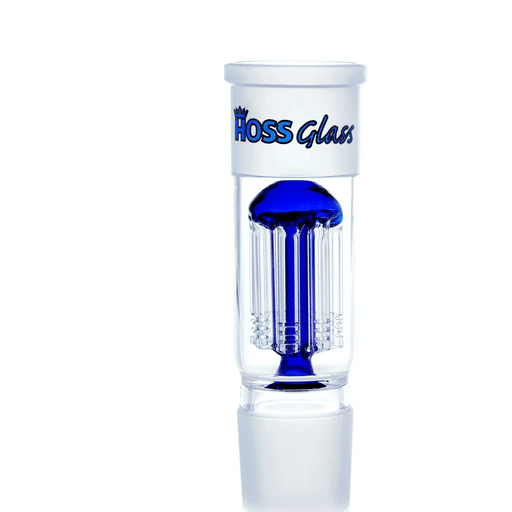5" Hoss Glass Y412 8 Arm Percolator Middle - Build A Bong Hoss Glass Bongs Canada