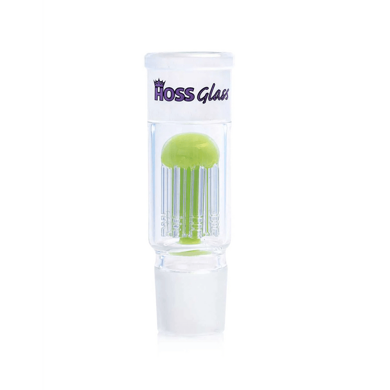 5" Hoss Glass Y412 8 Arm Percolator Middle - Build A Bong Hoss Glass Bongs Canada