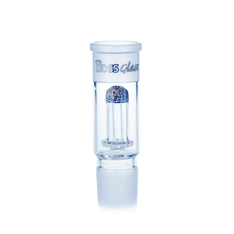 5" Hoss Glass YH906 Dome Percolator Color Reversal Middle - Build A Bong Hoss Glass Bongs Canada