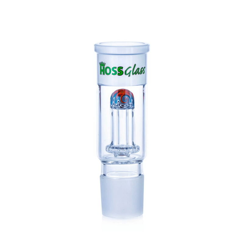5" Hoss Glass YH906 Dome Percolator Color Reversal Middle - Build A Bong Hoss Glass Bongs Canada