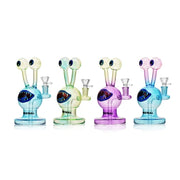 Arsenal - 7.4" Arsenal Alien Grin Glass Bong - Bongs Canada